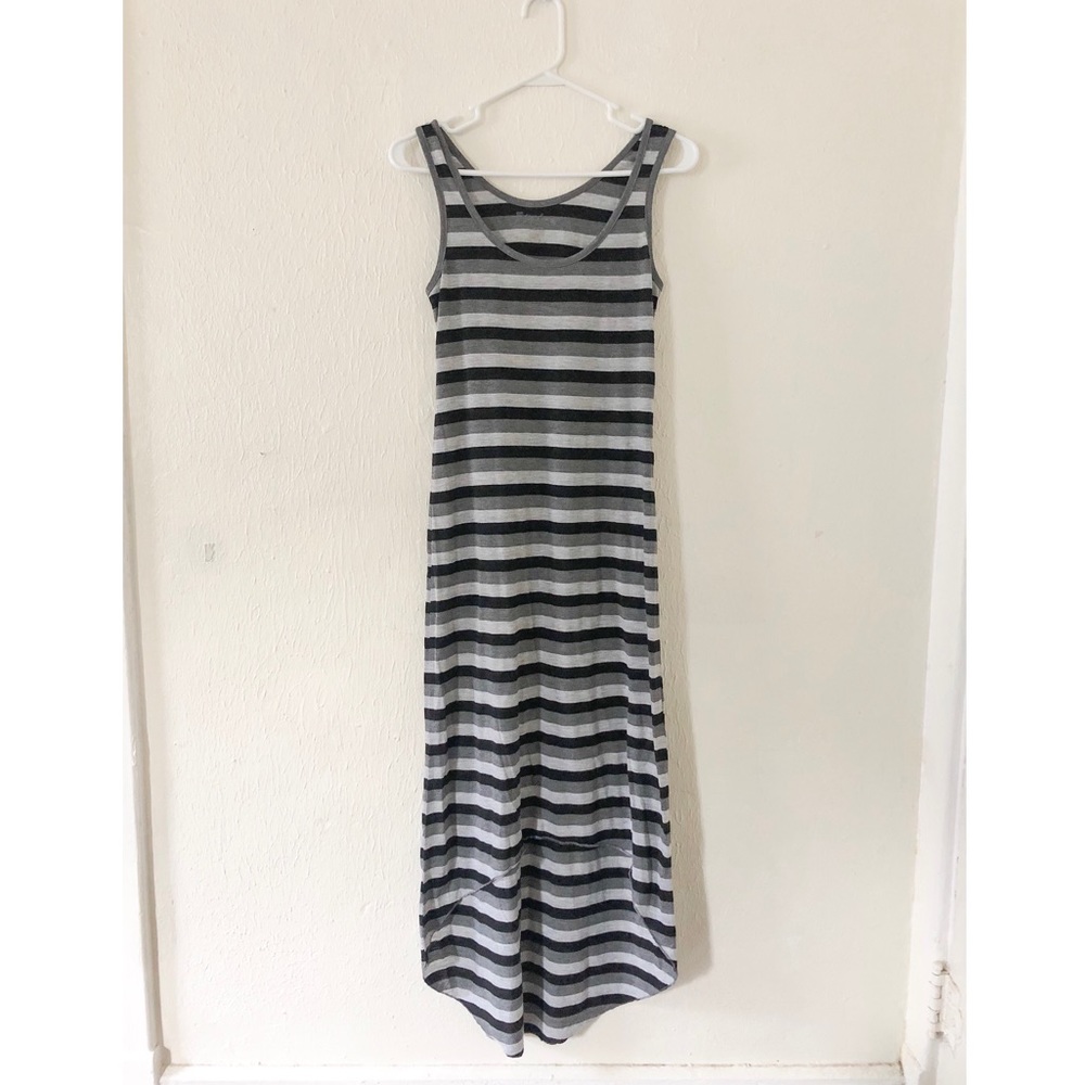 High Low Striped Dress